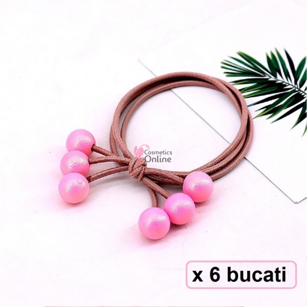 Elastice pentru codite Cod EL023 JJ, set 6 bucati